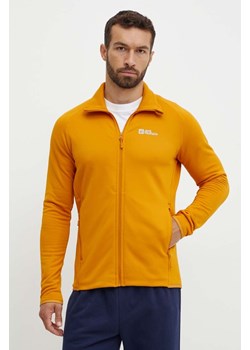 Jack Wolfskin bluza sportowa Baiselberg kolor pomarańczowy gładka ze sklepu ANSWEAR.com w kategorii Bluzy męskie - zdjęcie 174583572