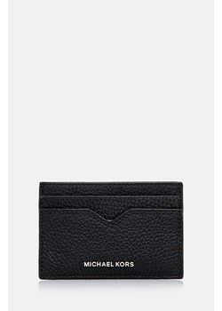 Michael Kors etui na karty skórzane kolor czarny 39F4LHDD0L ze sklepu ANSWEAR.com w kategorii Etui - zdjęcie 174583844