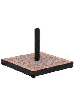 Zdobiona ceramiczna podstawa do parasola terakota F0-S08 ze sklepu Edinos.pl w kategorii Parasole ogrodowe - zdjęcie 174584712