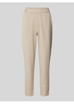 Spodnie o kroju slim fit z elastycznym pasem model ‘VARONE’ ze sklepu Peek&Cloppenburg  w kategorii Spodnie damskie - zdjęcie 174584894
