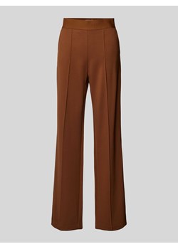 Spodnie materiałowe o kroju regular fit z przyszytym kantem ze sklepu Peek&Cloppenburg  w kategorii Spodnie damskie - zdjęcie 174584902