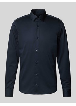 Koszula biznesowa o kroju slim fit z kołnierzykiem typu kent model ‘Pit’ ze sklepu Peek&Cloppenburg  w kategorii Koszule męskie - zdjęcie 174584923