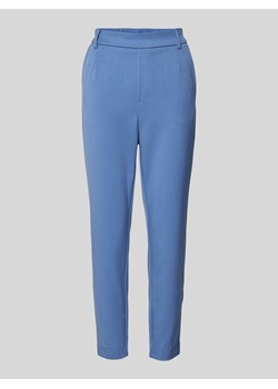 Spodnie o kroju slim fit z elastycznym pasem model ‘VARONE’ ze sklepu Peek&Cloppenburg  w kategorii Spodnie damskie - zdjęcie 174584994
