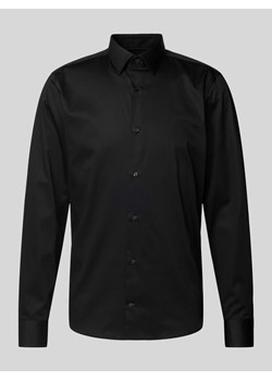 Koszula biznesowa o kroju slim fit z kołnierzykiem typu kent model ‘Pit’ ze sklepu Peek&Cloppenburg  w kategorii Koszule męskie - zdjęcie 174585013