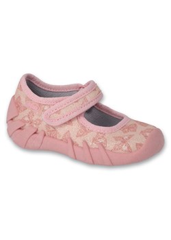 Befado obuwie dziecięce 109N263 różowe ze sklepu ButyModne.pl w kategorii Kapcie dziecięce - zdjęcie 174585312