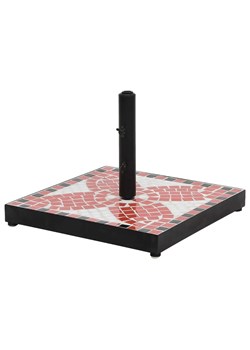 Ceramiczna podstawa do parasola terakota + biały - Hatori ze sklepu Edinos.pl w kategorii Parasole ogrodowe - zdjęcie 174587764