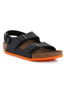 Sandały Birkenstock Milano  1026896 czarne ze sklepu ButyModne.pl w kategorii Klapki dziecięce - zdjęcie 174588011