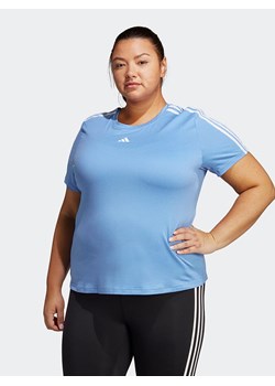 adidas Koszulka sportowa &quot;Train Essentials&quot; w kolorze błękitnym ze sklepu Limango Polska w kategorii Bluzki damskie - zdjęcie 174589494