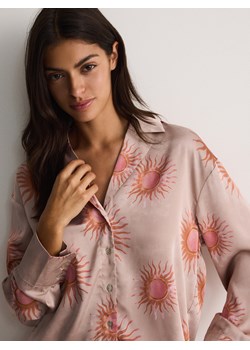 Reserved - Koszula ze wzorem - beżowy ze sklepu Reserved w kategorii Bluzki damskie - zdjęcie 174590294