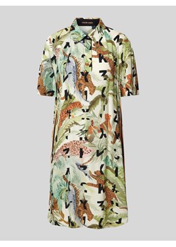 Sukienka koszulowa o długości do kolan z krótką listwą guzikową ze sklepu Peek&Cloppenburg  w kategorii Sukienki - zdjęcie 174594210