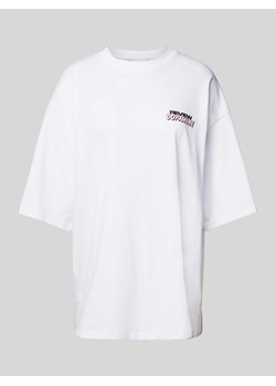 T-shirt o kroju oversized z okrągłym dekoltem ze sklepu Peek&Cloppenburg  w kategorii Bluzki damskie - zdjęcie 174594290