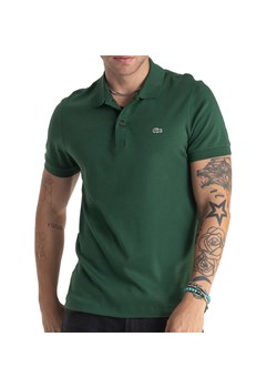 Koszulka Lacoste Cotton Shirt Regular Fit DH2050-132 - zielona ze sklepu streetstyle24.pl w kategorii T-shirty męskie - zdjęcie 174594323