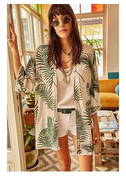 Olalook Kimono &quot;Olalook&quot; w kolorze kremowym ze sklepu Limango Polska w kategorii Koszule damskie - zdjęcie 174595151