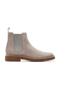 Clarks Skórzane sztyblety &quot;Clarkdale Easy&quot; w kolorze szarym ze sklepu Limango Polska w kategorii Buty zimowe męskie - zdjęcie 174595901