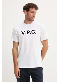 A.P.C. t-shirt bawełniany t-shirt standard grand vpc GOTS z aplikacją COHBM.M26384 ze sklepu ANSWEAR.com w kategorii T-shirty męskie - zdjęcie 174598962