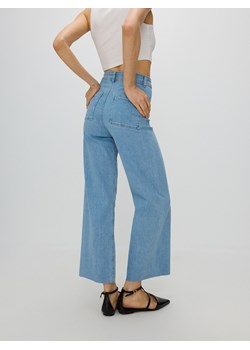 Reserved - Jeansy culotte z wysokim stanem - niebieski ze sklepu Reserved w kategorii Jeansy damskie - zdjęcie 174601192