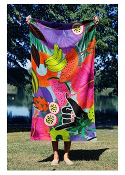 Elizabed Ręcznik plażowy &quot;Tropical Vibes&quot; ze wzorem ze sklepu Limango Polska w kategorii Ręczniki - zdjęcie 174603521