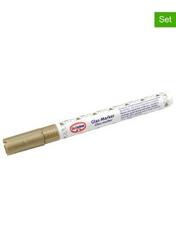Dr. Oetker Markery (2 szt.) w kolorze biało-złotym - dł. 13 cm ze sklepu Limango Polska w kategorii Akcesoria do paznokci - zdjęcie 174603852