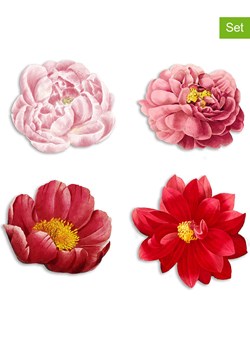 Madre Selva Podkładki (4 szt.) &quot;Spring Flowers&quot; - Ø 12 cm ze sklepu Limango Polska w kategorii Akcesoria kuchenne - zdjęcie 174605964