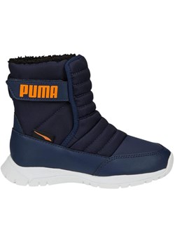 Buty Puma Nieve Wtr Ac Ps 380745 06 niebieskie ze sklepu ButyModne.pl w kategorii Buty zimowe dziecięce - zdjęcie 174605982