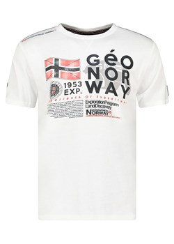 Geographical Norway Koszulka w kolorze białym ze sklepu Limango Polska w kategorii T-shirty męskie - zdjęcie 174607461