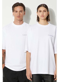 Filling Pieces t-shirt bawełniany Boxy kolor biały gładki 74413781901 ze sklepu PRM w kategorii T-shirty męskie - zdjęcie 174608192