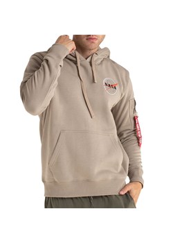 Bluza Alpha Industries NASA Orbit 146339679 - beżowa ze sklepu streetstyle24.pl w kategorii Bluzy męskie - zdjęcie 174614893