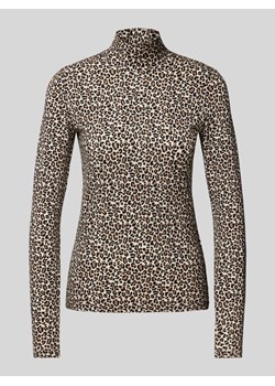 Bluzka z długim rękawem ze stójką ze sklepu Peek&Cloppenburg  w kategorii Bluzki damskie - zdjęcie 174614902