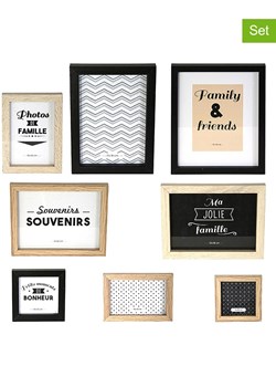 THE HOME DECO FACTORY Ramki (8 szt.) w kolorze czarnym i jasnobrązowym na zdjęcia ze sklepu Limango Polska w kategorii Ramki na zdjęcia - zdjęcie 174615350