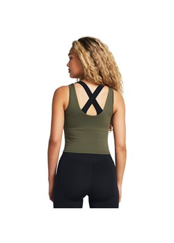 Damski top treningowy Under Armour Motion Tank Emea - oliwkowy/khaki ze sklepu Sportstylestory.com w kategorii Bluzki damskie - zdjęcie 174616332