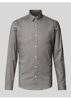 Koszula casualowa o kroju slim fit z kołnierzykiem typu button down model ‘Oxford’ ze sklepu Peek&Cloppenburg  w kategorii Koszule męskie - zdjęcie 174617671