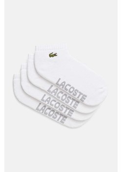 Lacoste skarpetki 2-pack kolor biały RA2653 ze sklepu ANSWEAR.com w kategorii Skarpetki damskie - zdjęcie 174618193