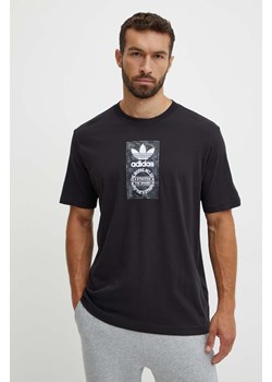 adidas Originals t-shirt bawełniany męski kolor czarny z nadrukiem IZ2516 ze sklepu ANSWEAR.com w kategorii T-shirty męskie - zdjęcie 174618564