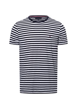 Tommy Hilfiger T-shirt męski Mężczyźni Dżersej granatowy w paski ze sklepu vangraaf w kategorii T-shirty męskie - zdjęcie 174619291