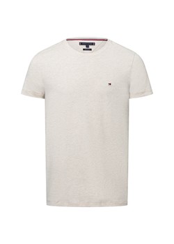 Tommy Hilfiger T-shirt męski Mężczyźni Dżersej écru marmurkowy ze sklepu vangraaf w kategorii T-shirty męskie - zdjęcie 174619293