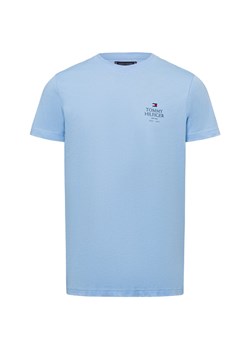 Tommy Hilfiger Koszulka męska Mężczyźni Bawełna niebieski nadruk ze sklepu vangraaf w kategorii T-shirty męskie - zdjęcie 174619301