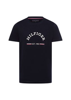 Tommy Hilfiger Koszulka męska Mężczyźni Bawełna granatowy nadruk ze sklepu vangraaf w kategorii T-shirty męskie - zdjęcie 174620012