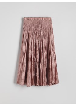 Reserved - Spódnica midi - pastelowy róż ze sklepu Reserved w kategorii Spódnice - zdjęcie 174620754