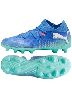 Buty Puma Future 7 Match FG/AG 107945 01 niebieskie ze sklepu ButyModne.pl w kategorii Buty sportowe dziecięce - zdjęcie 174622041