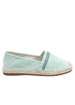 Espadryle damskie Etance Green zielone ze sklepu ButyModne.pl w kategorii Espadryle damskie - zdjęcie 174622073