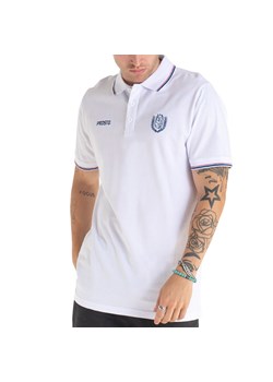 Koszulka Prosto Klasyk Polo Woods KL231MTEE3012L - biała ze sklepu streetstyle24.pl w kategorii T-shirty męskie - zdjęcie 174622403