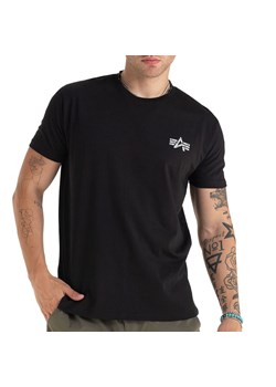 Koszulka Alpha Industries Signature BP 14851603 - czarna ze sklepu streetstyle24.pl w kategorii T-shirty męskie - zdjęcie 174622404