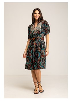 Peace &amp; Love Sukienka w kolorze czarnym ze wzorem ze sklepu Limango Polska w kategorii Sukienki - zdjęcie 174622444