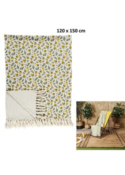 Garden Spirit Koc w kolorze żółto-zielonym - 150 x 120 cm - id: 15803152 - marki Garden Spirit - 174625101 Garden Spirit Koc w kolorze żółto-zielonym - 150 x 120 cm ze sklepu Limango Polska w kategorii Tekstylia - zdjęcie 174625101