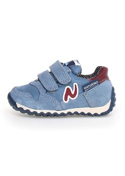 Naturino Skórzane sneakersy &quot;Sammy 2&quot; w kolorze niebieskim ze sklepu Limango Polska w kategorii Buty sportowe dziecięce - zdjęcie 174625422
