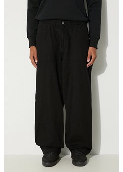 Alpha Industries spodnie bawełniane Carpenter Pant kolor czarny proste 148202 ze sklepu PRM w kategorii Spodnie męskie - zdjęcie 174626892