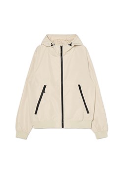 Cropp - Kremowa kurtka z kapturem - kremowy ze sklepu Cropp w kategorii Kurtki męskie - zdjęcie 174627443