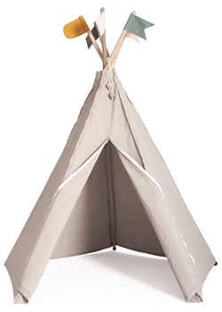 roommate Namiot &quot;Hippie&quot; w kolorze beżowym do zabawy - 135 x 135 x 150 cm ze sklepu Limango Polska w kategorii Zabawki - zdjęcie 174634272