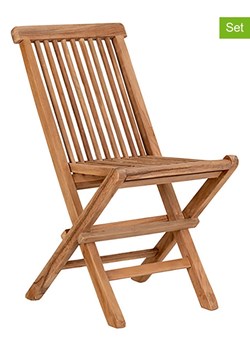 House Nordic Krzesła (2 szt.) w kolorze jasnobrązowym ze sklepu Limango Polska w kategorii Krzesła biurowe - zdjęcie 174636174