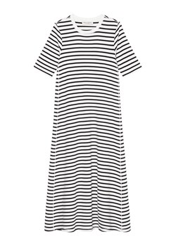 Marc O&apos;Polo Sukienka w kolorze czarno-białym ze sklepu Limango Polska w kategorii Sukienki - zdjęcie 174636451